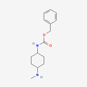 molecular formula C15H22N2O2 B7933544 (4-Methylamino-cyclohexyl)-carbamic acid benzyl ester 