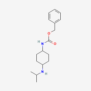 (4-Isopropylamino-cyclohexyl)-carbamic acid benzyl ester