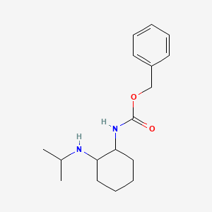 molecular formula C17H26N2O2 B7933561 (2-Isopropylamino-cyclohexyl)-carbamic acid benzyl ester 