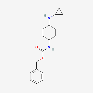 molecular formula C17H24N2O2 B7933563 (4-Cyclopropylamino-cyclohexyl)-carbamic acid benzyl ester 