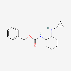 molecular formula C17H24N2O2 B7933567 (2-Cyclopropylamino-cyclohexyl)-carbamic acid benzyl ester 