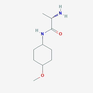 molecular formula C10H20N2O2 B7933573 (S)-2-Amino-N-(4-methoxy-cyclohexyl)-propionamide 