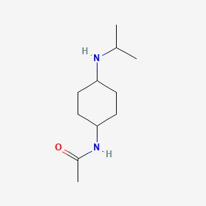 molecular formula C11H22N2O B7933584 N-(4-Isopropylamino-cyclohexyl)-acetamide 
