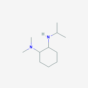molecular formula C11H24N2 B7933594 N-Isopropyl-N',N'-dimethyl-cyclohexane-1,2-diamine 