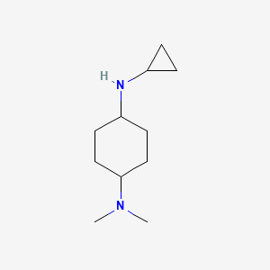 molecular formula C11H22N2 B7933598 N-Cyclopropyl-N',N'-dimethyl-cyclohexane-1,4-diamine 