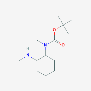 molecular formula C13H26N2O2 B7933602 tert-Butyl methyl(2-(methylamino)cyclohexyl)carbamate 