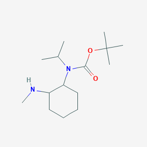 molecular formula C15H30N2O2 B7933621 Isopropyl-(2-methylamino-cyclohexyl)-carbamic acid tert-butyl ester 