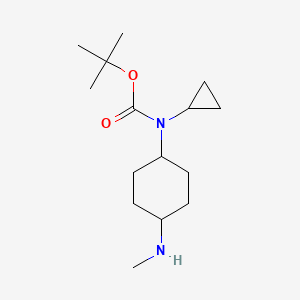 molecular formula C15H28N2O2 B7933627 Cyclopropyl-(4-methylamino-cyclohexyl)-carbamic acid tert-butyl ester 