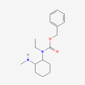 molecular formula C17H26N2O2 B7933638 Ethyl-(2-methylamino-cyclohexyl)-carbamic acid benzyl ester 