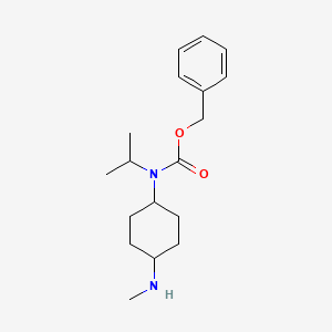 molecular formula C18H28N2O2 B7933651 Isopropyl-(4-methylamino-cyclohexyl)-carbamic acid benzyl ester 