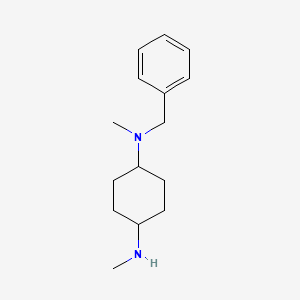 molecular formula C15H24N2 B7933664 N-Benzyl-N,N'-dimethyl-cyclohexane-1,4-diamine 