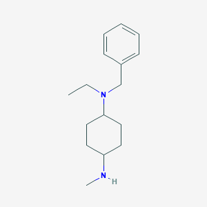 molecular formula C16H26N2 B7933670 N-Benzyl-N-ethyl-N'-methyl-cyclohexane-1,4-diamine 