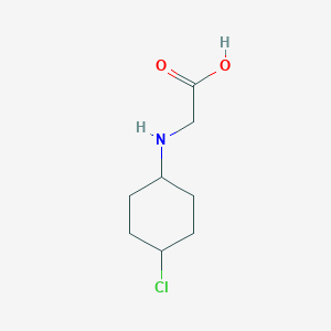 molecular formula C8H14ClNO2 B7933687 (4-Chloro-cyclohexylamino)-acetic acid 