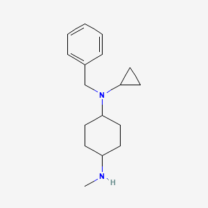 molecular formula C17H26N2 B7933690 N-Benzyl-N-cyclopropyl-N'-methyl-cyclohexane-1,4-diamine 