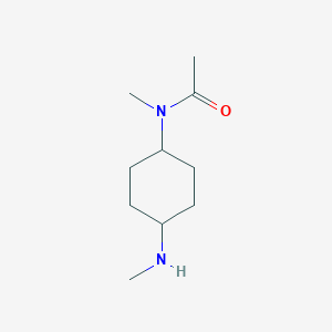 molecular formula C10H20N2O B7933694 N-Methyl-N-(4-methylamino-cyclohexyl)-acetamide 