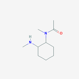 molecular formula C10H20N2O B7933702 N-Methyl-N-(2-methylamino-cyclohexyl)-acetamide 