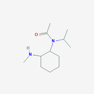 molecular formula C12H24N2O B7933722 N-Isopropyl-N-(2-methylamino-cyclohexyl)-acetamide 