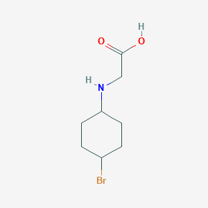 molecular formula C8H14BrNO2 B7933753 (4-Bromo-cyclohexylamino)-acetic acid 