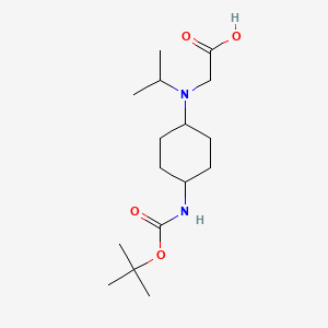 [(4-tert-Butoxycarbonylamino-cyclohexyl)-isopropyl-amino]-acetic acid