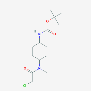 {4-[(2-Chloro-acetyl)-methyl-amino]-cyclohexyl}-carbamic acid tert-butyl ester