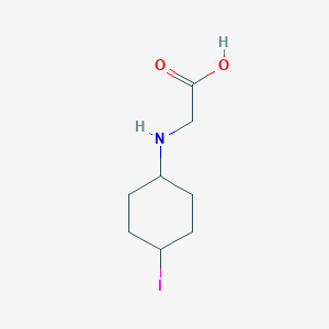 molecular formula C8H14INO2 B7933800 (4-Iodo-cyclohexylamino)-acetic acid 
