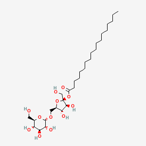 molecular formula C30H56O12 B7933907 alpha-D-Glucopyranoside-beta-D-fructofuranosyl octadecanoate 