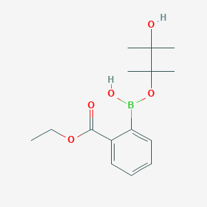(2-Ethoxycarbonylphenyl)-(3-hydroxy-2,3-dimethylbutan-2-yl)oxyborinic acid