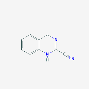 molecular formula C9H7N3 B7934057 1,4-Dihydroquinazoline-2-carbonitrile 