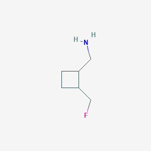 [2-(Fluoromethyl)cyclobutyl]methanamine