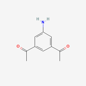 molecular formula C10H11NO2 B7934096 3,5-Diacetylaniline CAS No. 87933-49-1