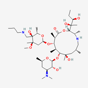 molecular formula C41H79N3O12 B7934137 Tulathromycin B, approximately 5% (As a mixture with Tulathromycin A) 