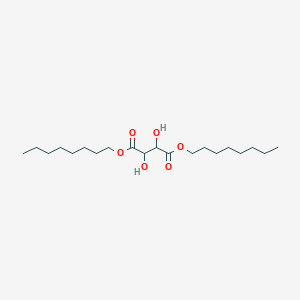 molecular formula C20H38O6 B7934149 Dioctyl 2,3-dihydroxybutanedioate 