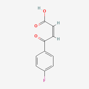 molecular formula C10H7FO3 B7934151 (Z)-4-(4-Fluorophenyl)-4-oxobut-2-enoic acid 