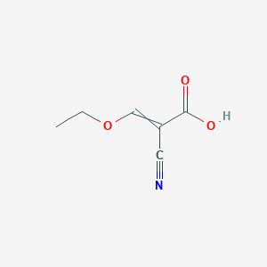 2-Cyano-3-ethoxyprop-2-enoic acid