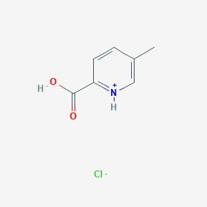 molecular formula C7H8ClNO2 B7934194 5-Methylpyridin-1-ium-2-carboxylic acid;chloride 