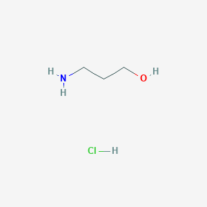 molecular formula C3H10ClNO B079342 3-氨基丙醇盐酸盐 CAS No. 14302-46-6