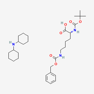 molecular formula C31H51N3O6 B7934225 (R)-6-(((Benzyloxy)carbonyl)amino)-2-((tert-butoxycarbonyl)amino)hexanoic acid 