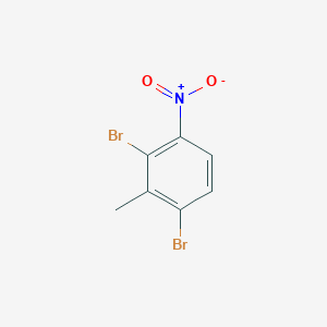 molecular formula C7H5Br2NO2 B7934253 1,3-Dibromo-2-methyl-4-nitrobenzene 
