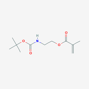 molecular formula C11H19NO4 B7934264 Methacrylic acid 2-(tert-butoxycarbonylamino)ethyl ester 