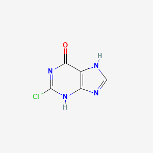 molecular formula C5H3ClN4O B7934268 2-chloro-3,7-dihydropurin-6-one 