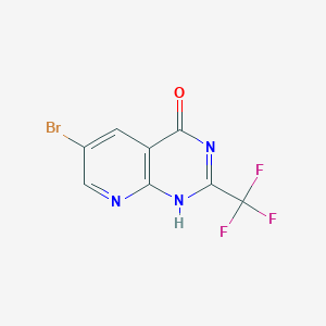 molecular formula C8H3BrF3N3O B7934274 CID 70700338 