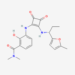 molecular formula C21H23N3O5 B7934289 Navarixin CAS No. 862464-58-2