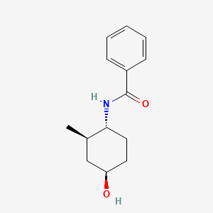 molecular formula C14H19NO2 B7934411 N-((1R,2R,4R)-4-Hydroxy-2-methylcyclohexyl)benzamide 