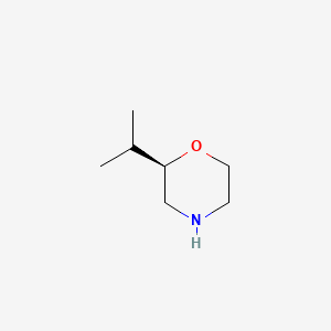 molecular formula C7H15NO B7934449 (R)-2-异丙基吗啉 