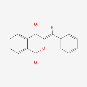 molecular formula C16H10O3 B7934483 3-Benzylideneisochroman-1,4-dione 