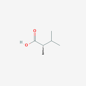 molecular formula C6H12O2 B079345 (2S)-2,3-二甲基丁酸 CAS No. 15071-34-8