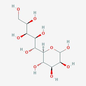 molecular formula C10H20O10 B7934543 (1R,2R,3S,4R)-1-((2R,3S,4S,5S)-3,4,5,6-Tetrahydroxytetrahydro-2H-pyran-2-yl)pentane-1,2,3,4,5-pentaol 
