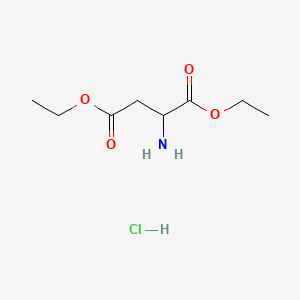 molecular formula C8H16ClNO4 B7934689 DIETHYL 2-AMINOSUCCINATE HYDROCHLORIDE CAS No. 24608-57-9