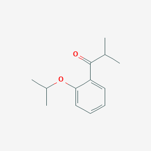 molecular formula C13H18O2 B7934830 2'-iso-Propoxy-2-methylpropiophenone 
