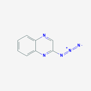 molecular formula C8H5N5 B7935044 2-Azidoquinoxaline 